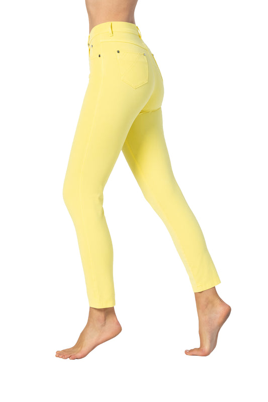 Marble 7/8th Ankle Grazer Jeans Yellow 2400-152