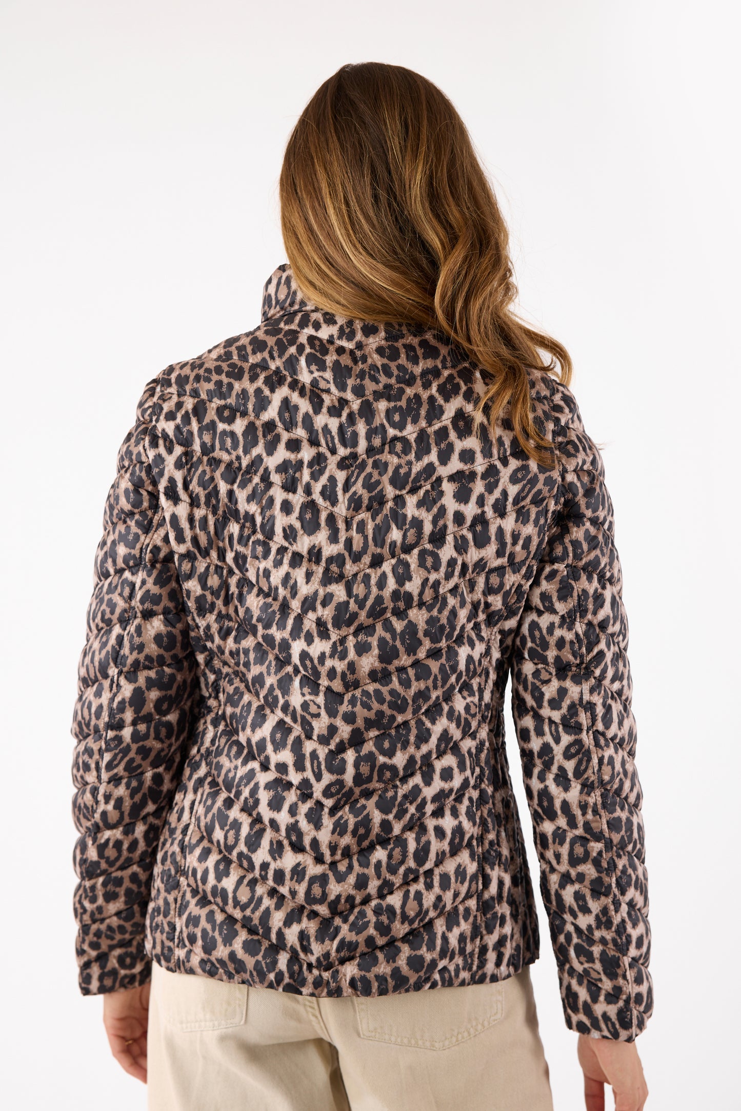 Frandsen Reversible Leopard Print Jacket Brown/Black 526-588-1890
