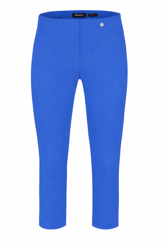 Robell Rose 07 Knee Length Trousers Nautical Blue 51636-5499-621