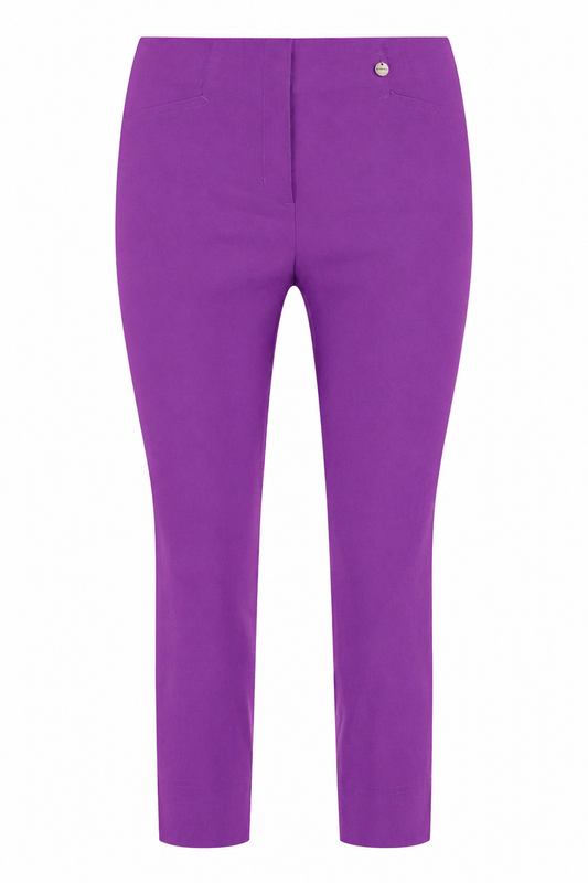 Robell Rose 07 Knee Length Trousers Lavender 51636-5499-523