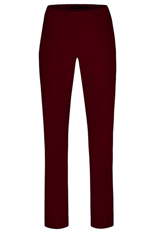 Robell Marie Fleece Lined Trousers Sangria 51412-54025-56 - 31" Leg