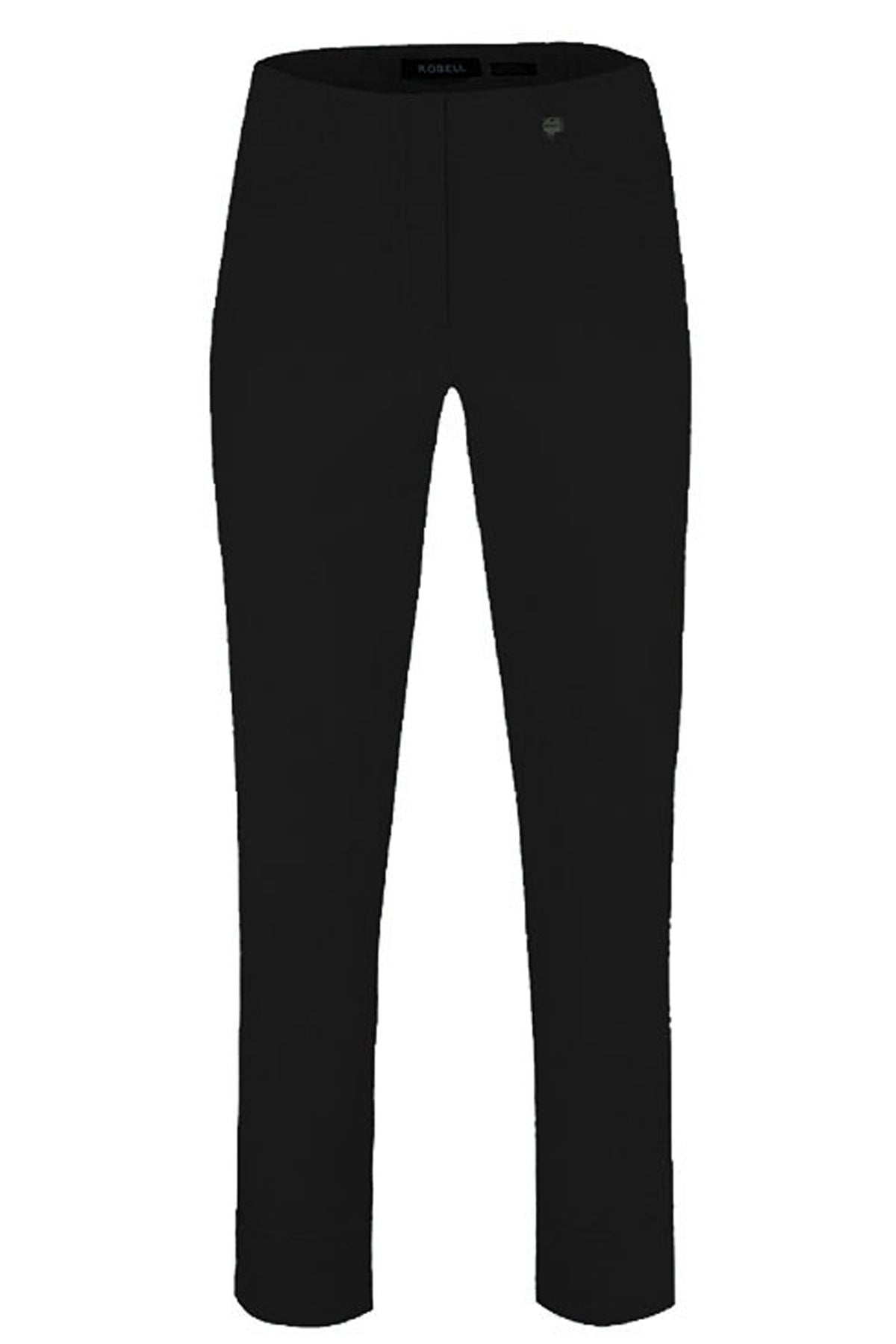 Robell Bella 09 Fleece Lined Trousers Black 51568-54025-90