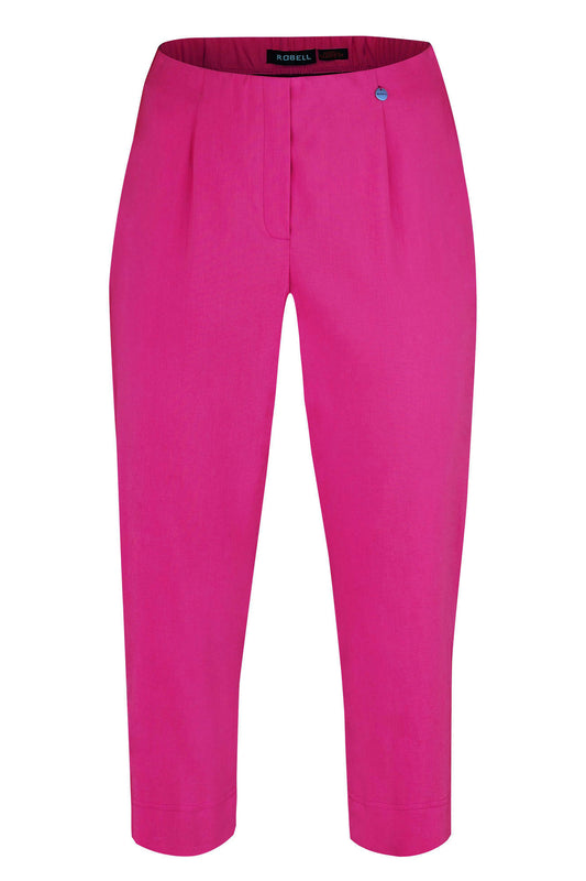 Robell Marie 07 Capri Trousers Orchid Pink 51576-5499-550