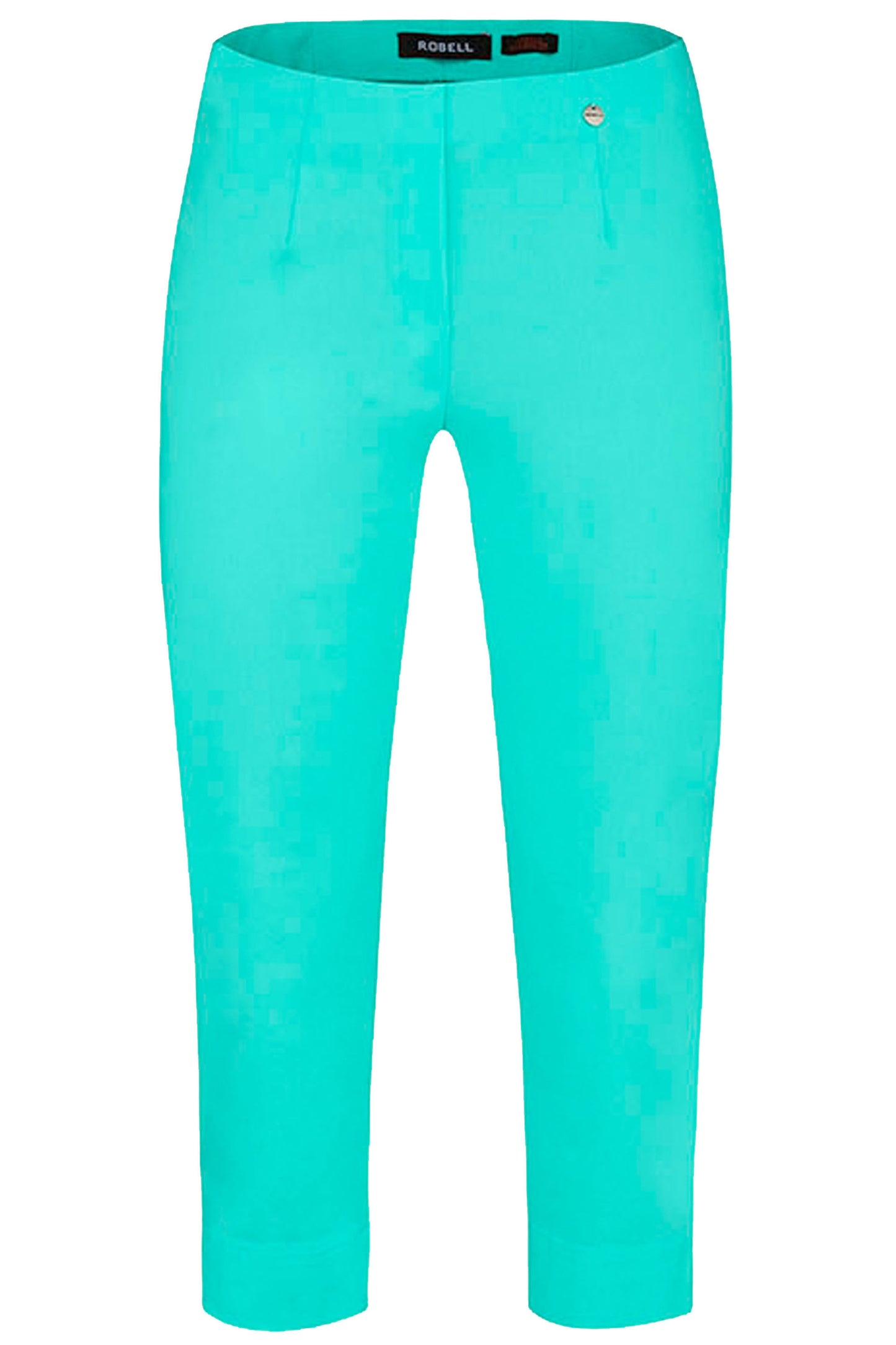 Robell Marie 07 Capri Trousers Aqua Green 51599-5499-720