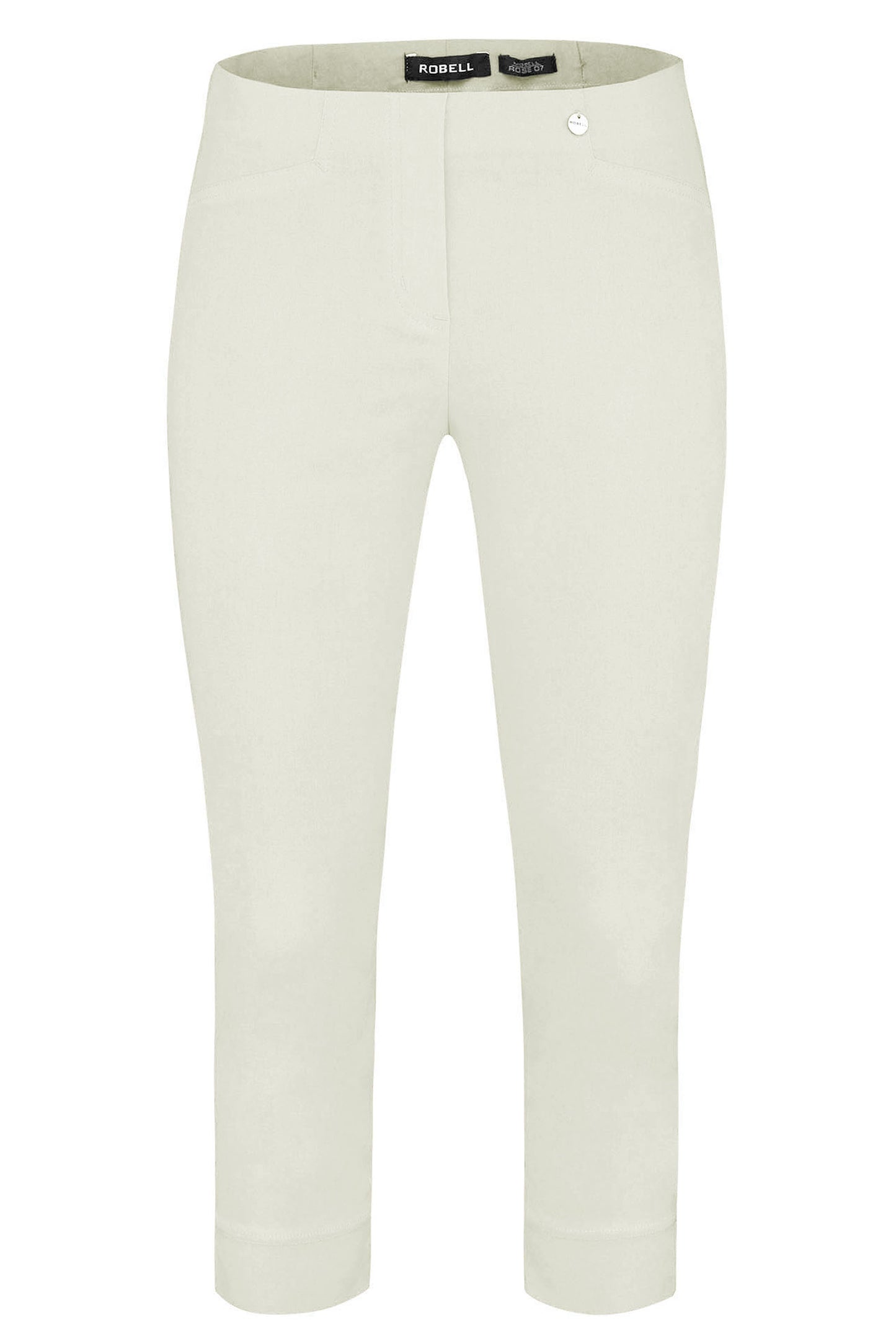 Robell Rose 07 Knee Length Trousers Off White 51636-5499-111