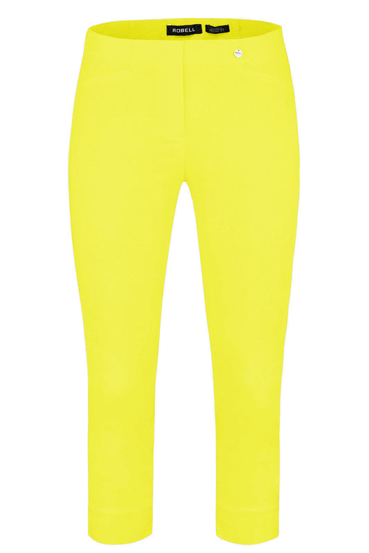 Robell Rose 07 Knee Length Trousers Yellow 51636-5499-23