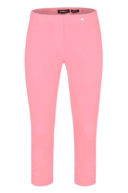 Robell Rose 07 Knee Length Trousers Powder Rose 51636-5499-410