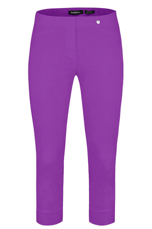 Robell Rose 07 Knee Length Trousers Purple 51636-5499-51