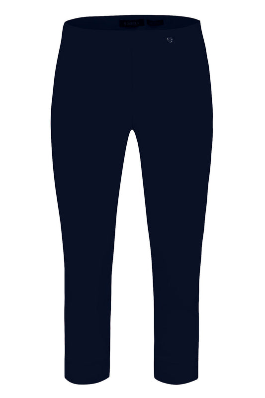 Robell Rose 07 Knee Length Trousers Navy 51636-5499-69