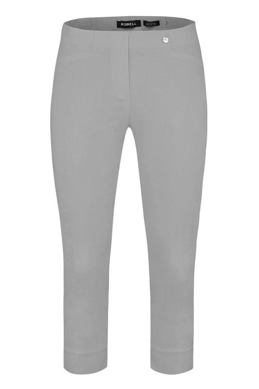 Robell Rose 07 Knee Length Trousers Grey 51636-5499-92