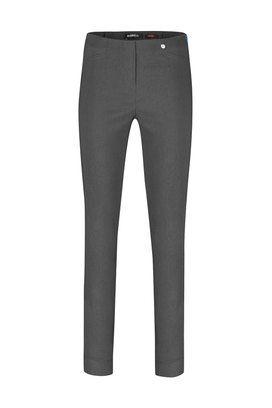 Robell Rose Full Length Trousers Grey 51673-5499-97