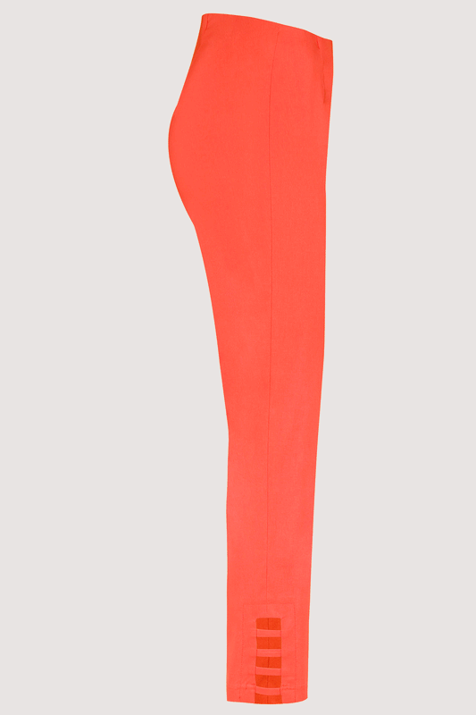 Robell Lena 09 Cut Out Detail Trousers Coral 52550-5499-330