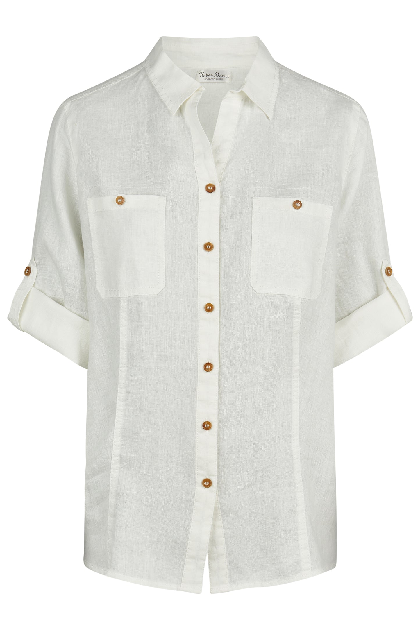 Barbara Lebek Linen Blouse Off-White 62120062-120