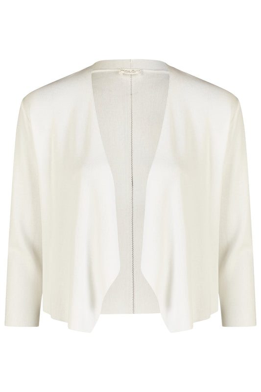 Barbara Lebek Open Front Cardigan Off-White 65180062-120