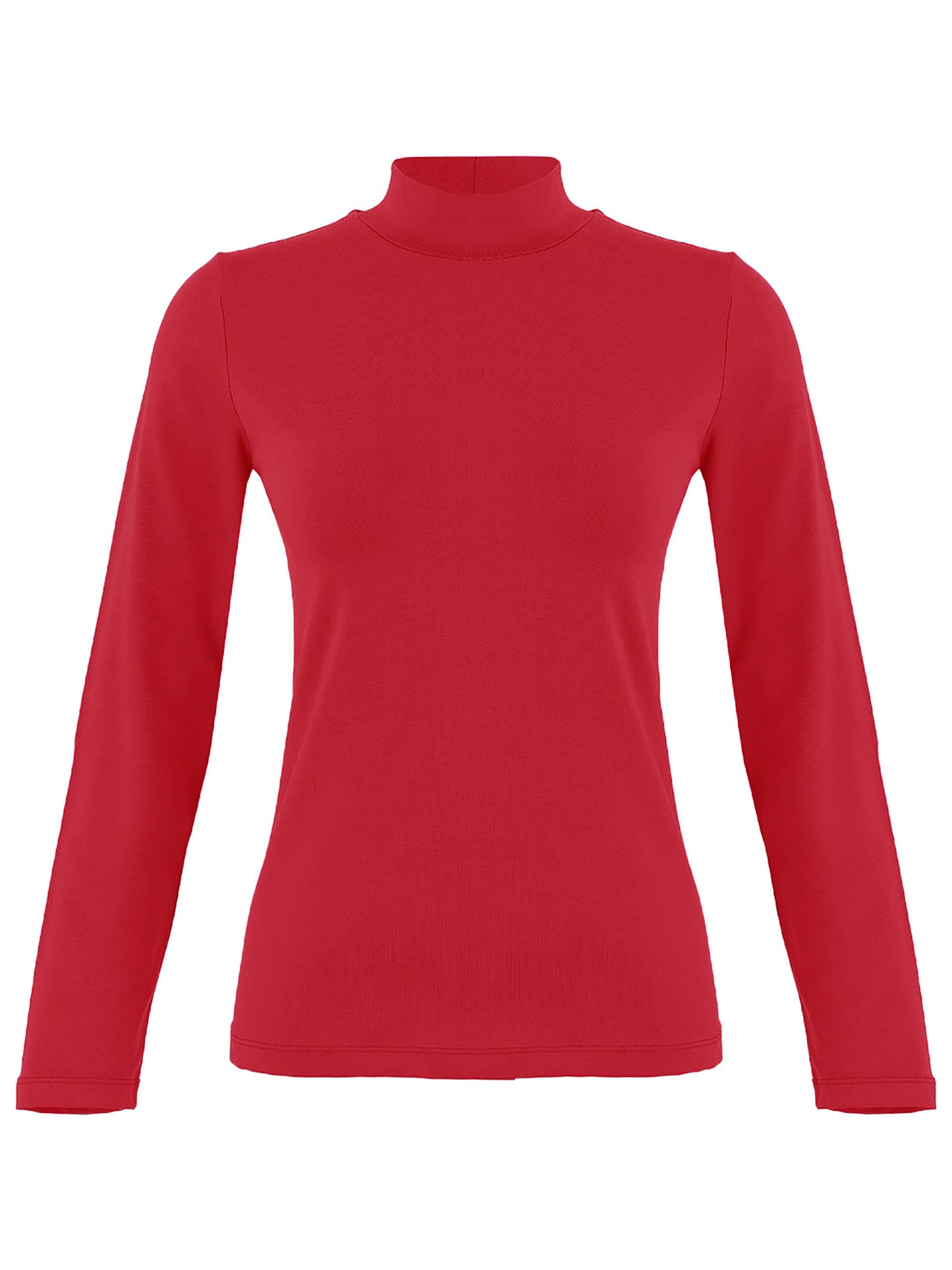 Dolcezza High Neckline Top Red 75504