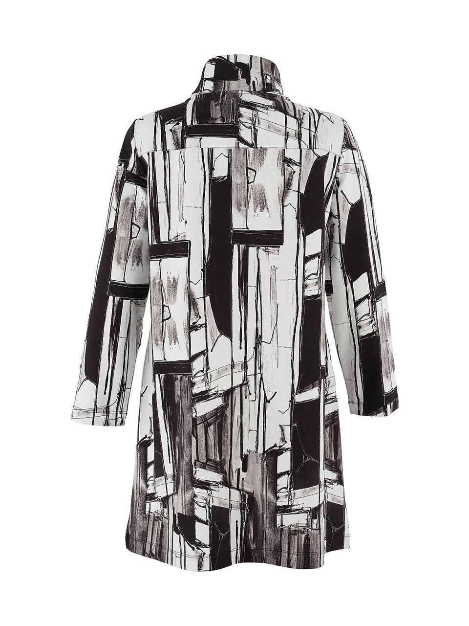 Dolcezza Printed Knit Jacket Black/White 75636