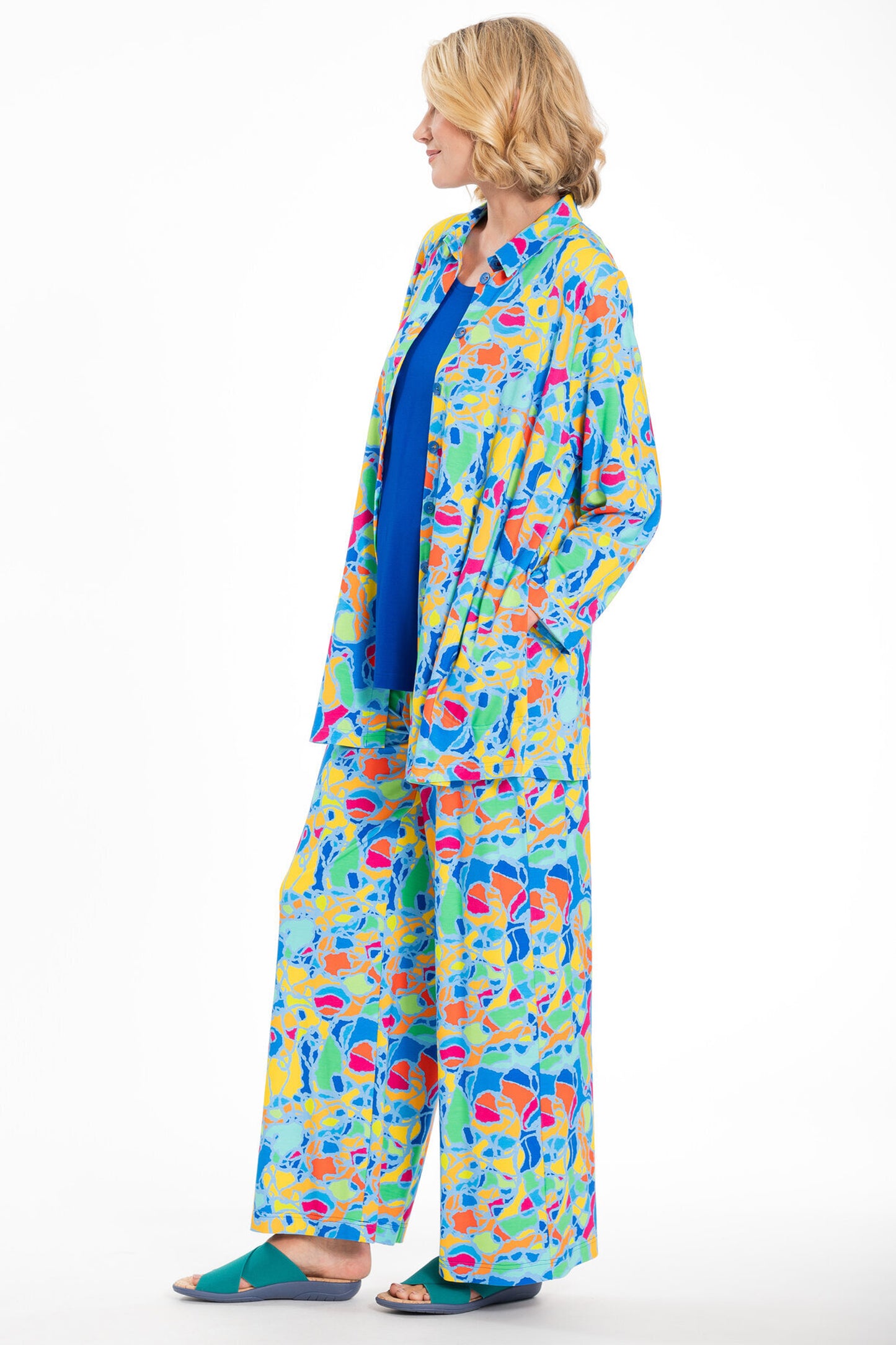 AINO Bali Printed Trousers Multi Bali-Allegro-526