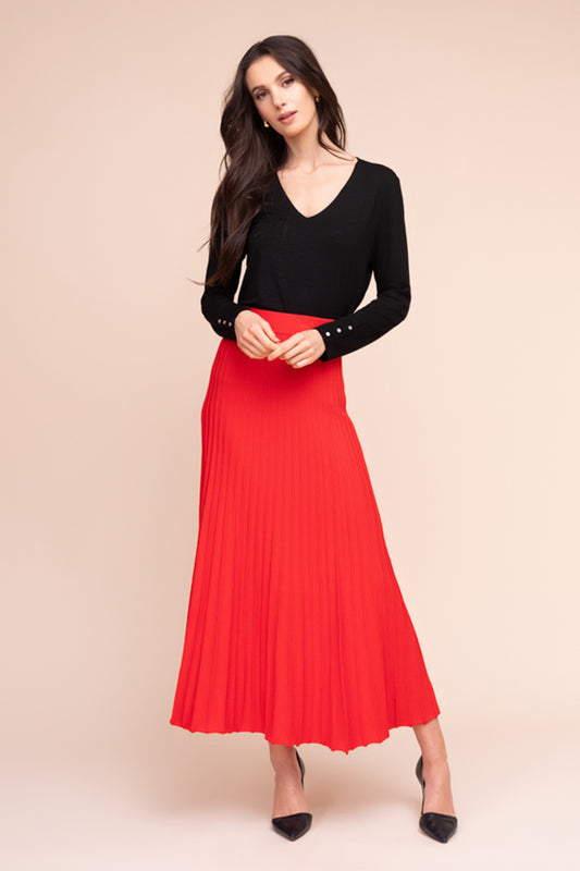 Alison Sheri Skirt Red A48058