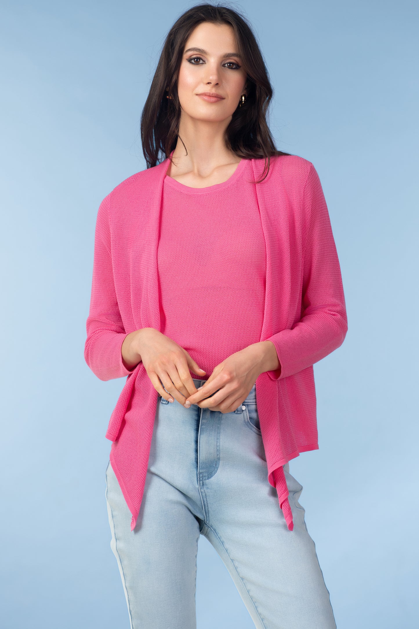 Alison Sheri Fine Knit Set Pink A47225/A47226