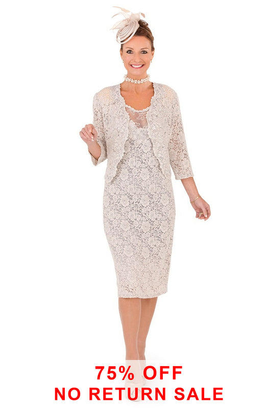 Ann Balon Chanel Bolero Jacket and Dress Set Ghiaccio Chanel
