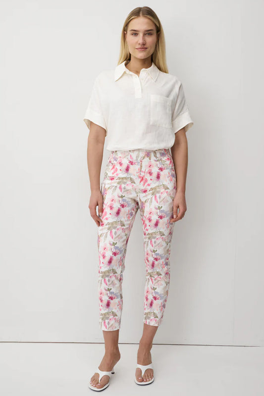 Anna Montana Angelika 7/8 Jump In Slim Trousers Whiterose 5615