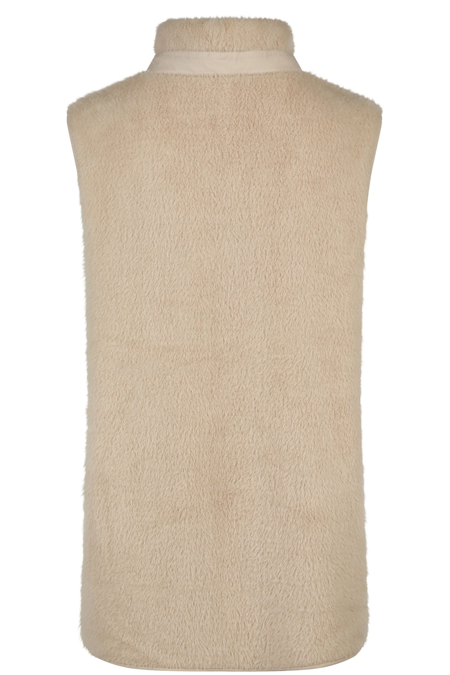 Barbara Lebek Fleece Gilet - Sand - 36870052-243