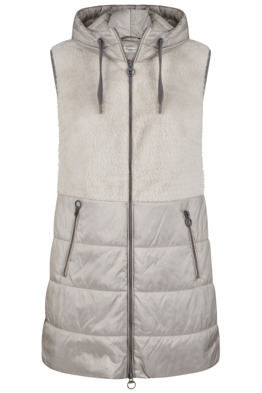 Barbara Lebek Contrasting Gilet - Steel - 36040052-923