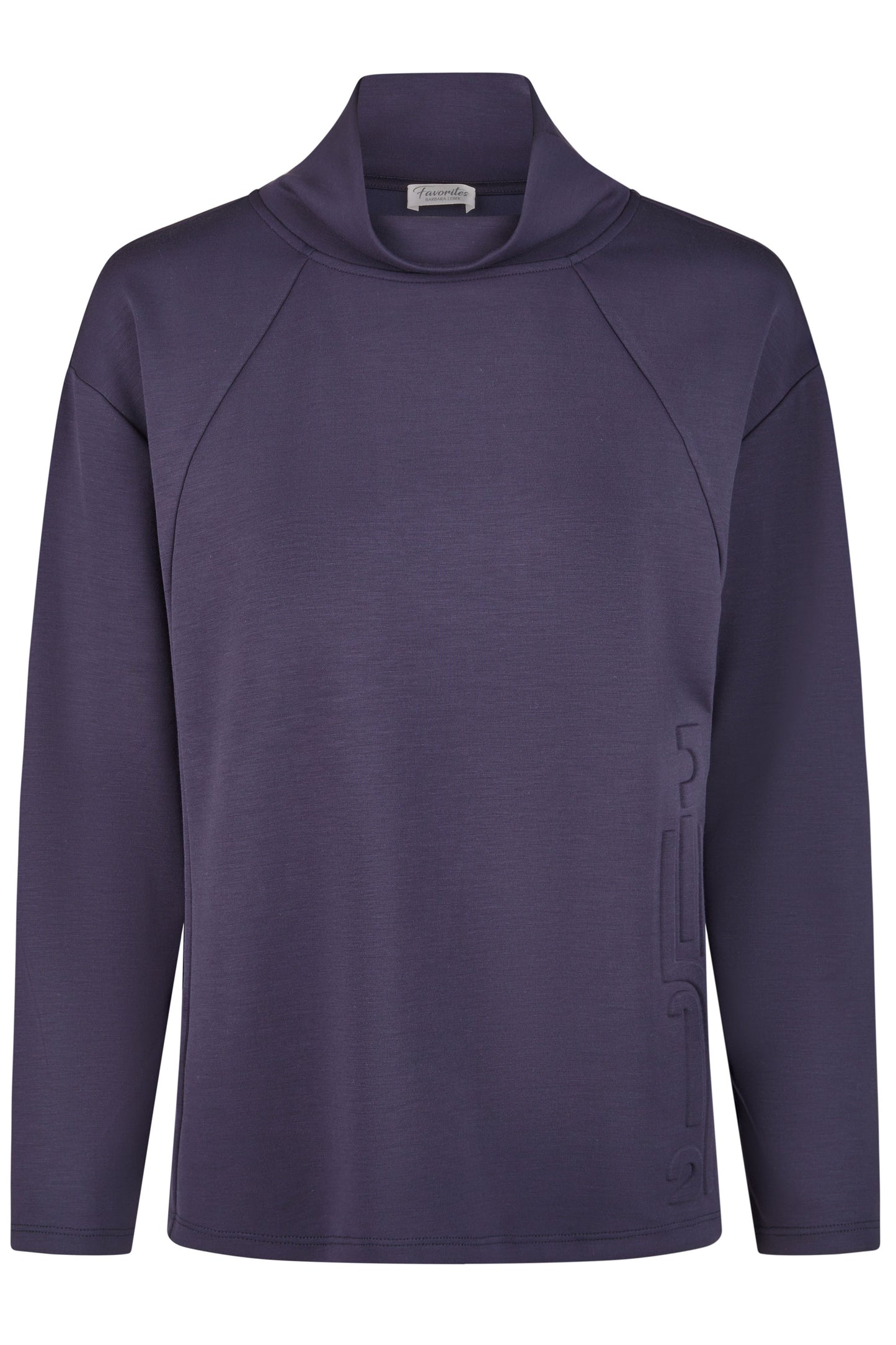 Barbara Lebek Embossed Sweater - Navy - 36510052-870