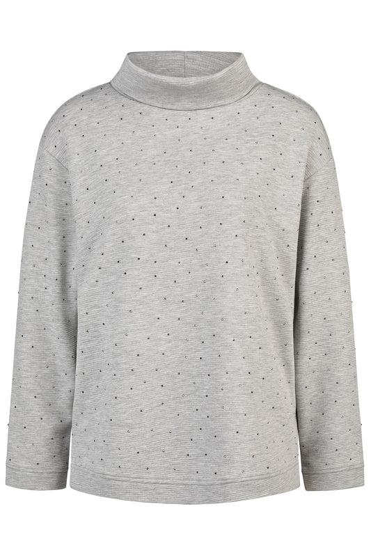 Barbara Lebek Embellished Sweater - Steel - 36060052-923