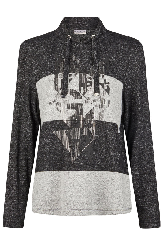 Barbara Lebek Bold Striped Sweater - Titanium - 41110052-953