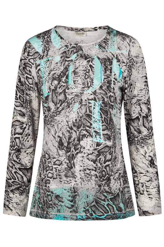 Barbara Lebek Contrasting Top - Off White - 36210052-120