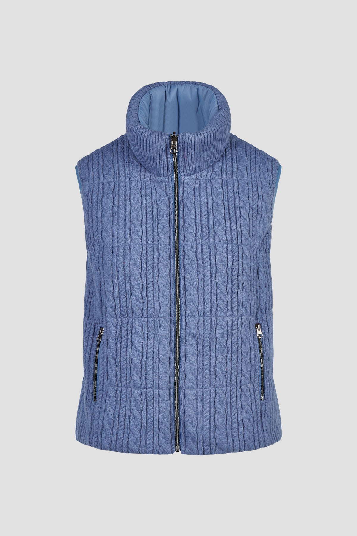 Barbara Lebek Reversible Gilet Bleached Indigo 15824062-862