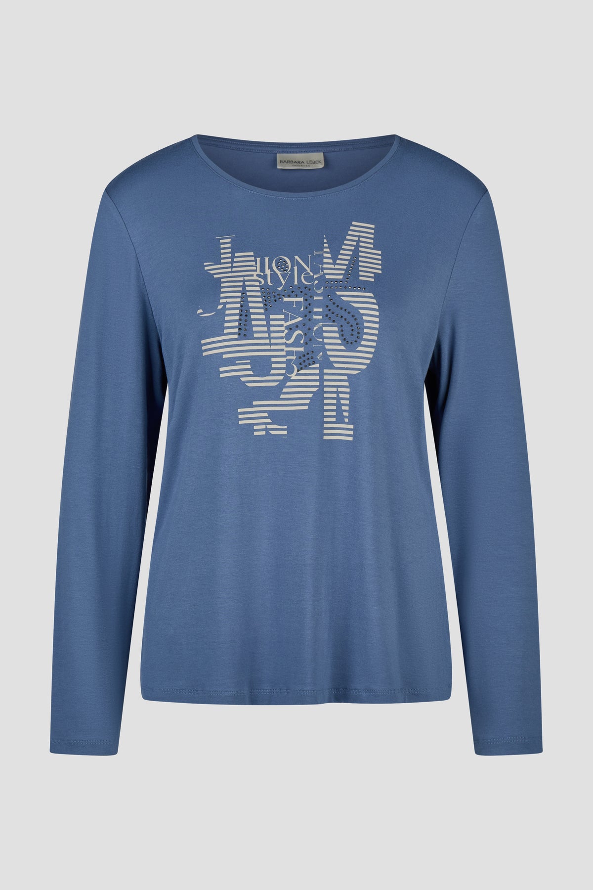 Barbara Lebek T-Shirt Bleached Indigo 16424062-862