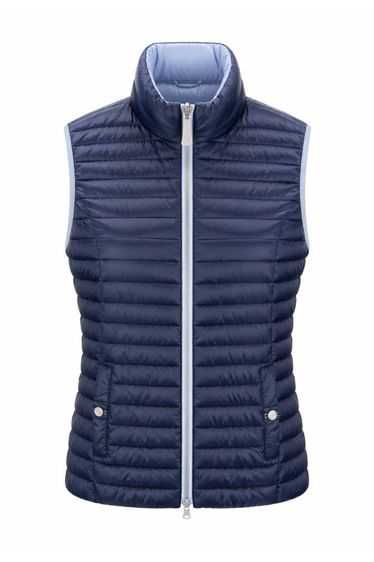 Barbara Lebek Reversible Gilet Navy/Light Blue 50690062-860