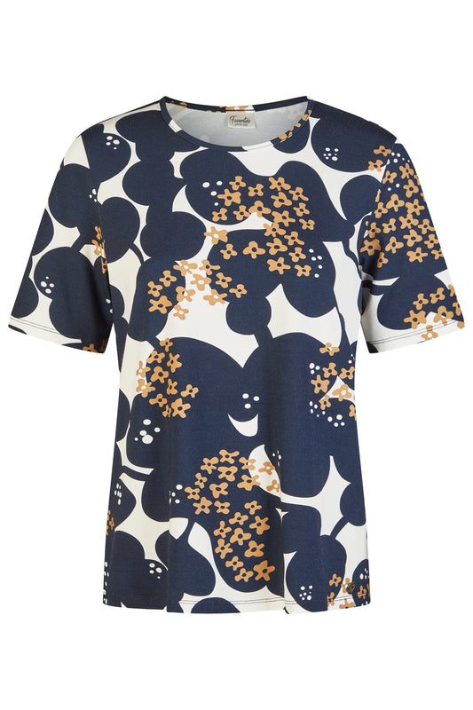 Barbara Lebek Abstract Top Navy 55720062-870