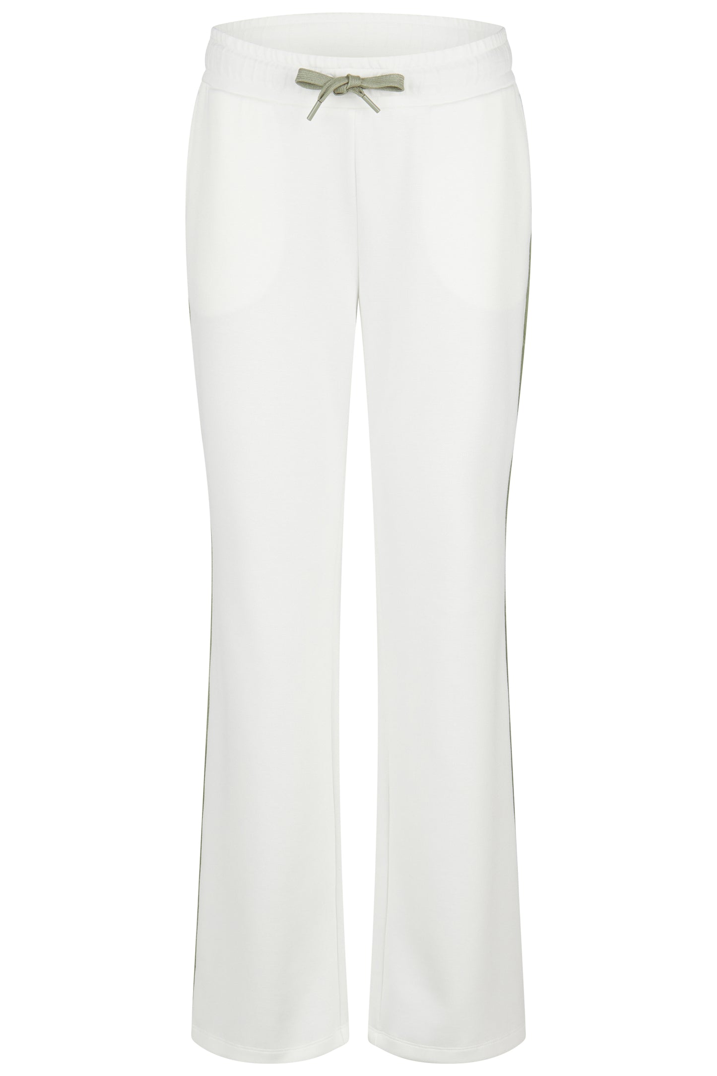 Barbara Lebek Side Stripe Detail Trousers Off-White 57300062-120