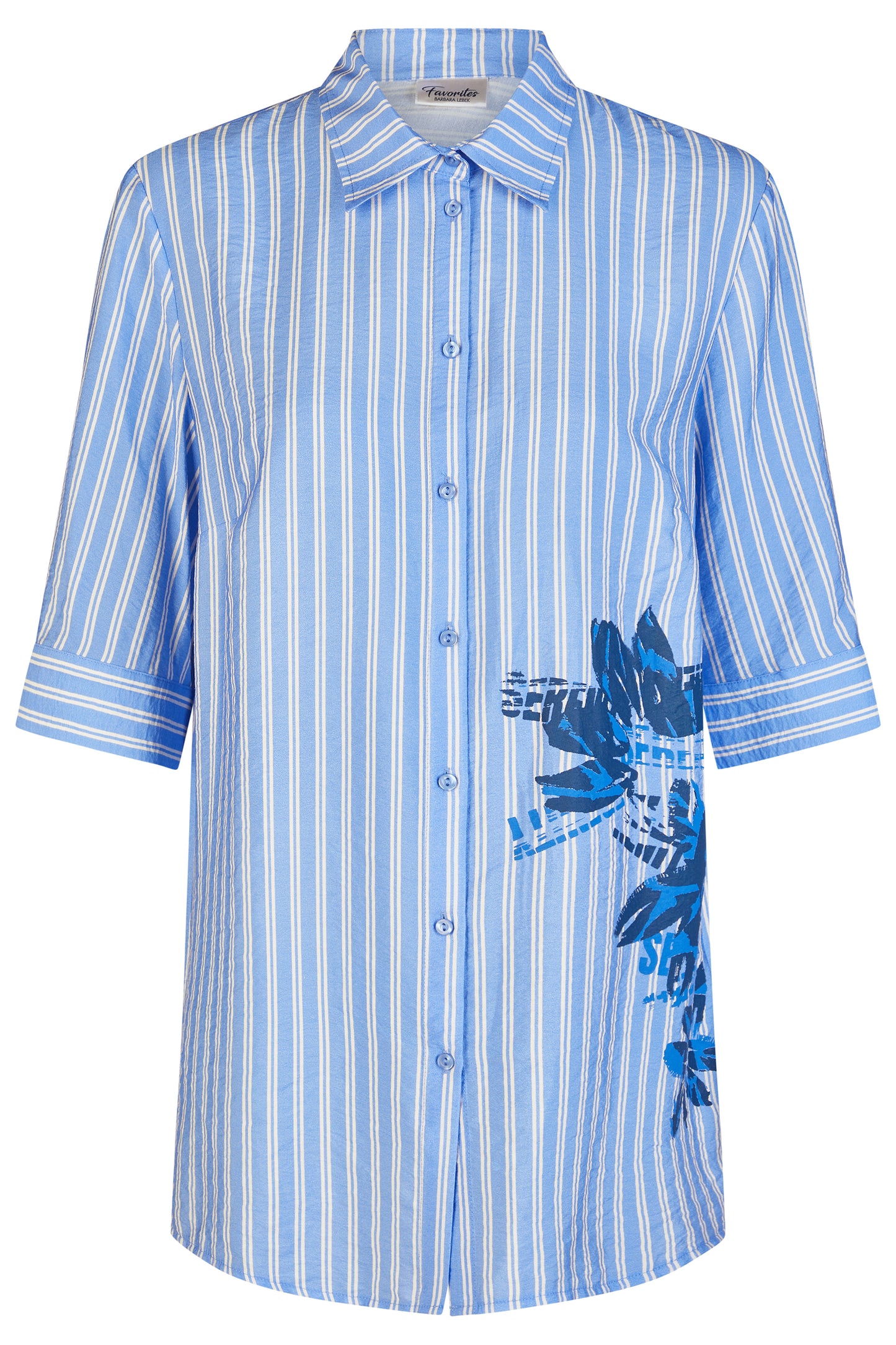 Barbara Lebek Blouse Ocean Blue 57650062-771