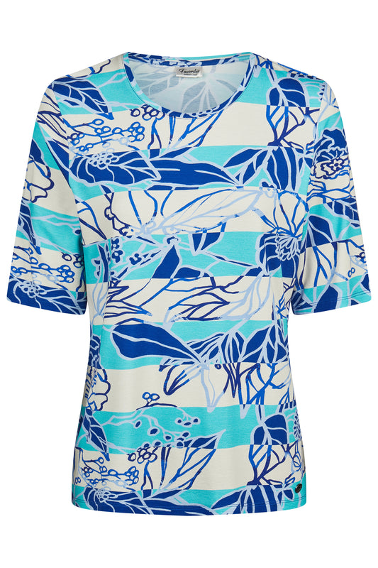 Barbara Lebek Top Ocean Blue 57700062-771