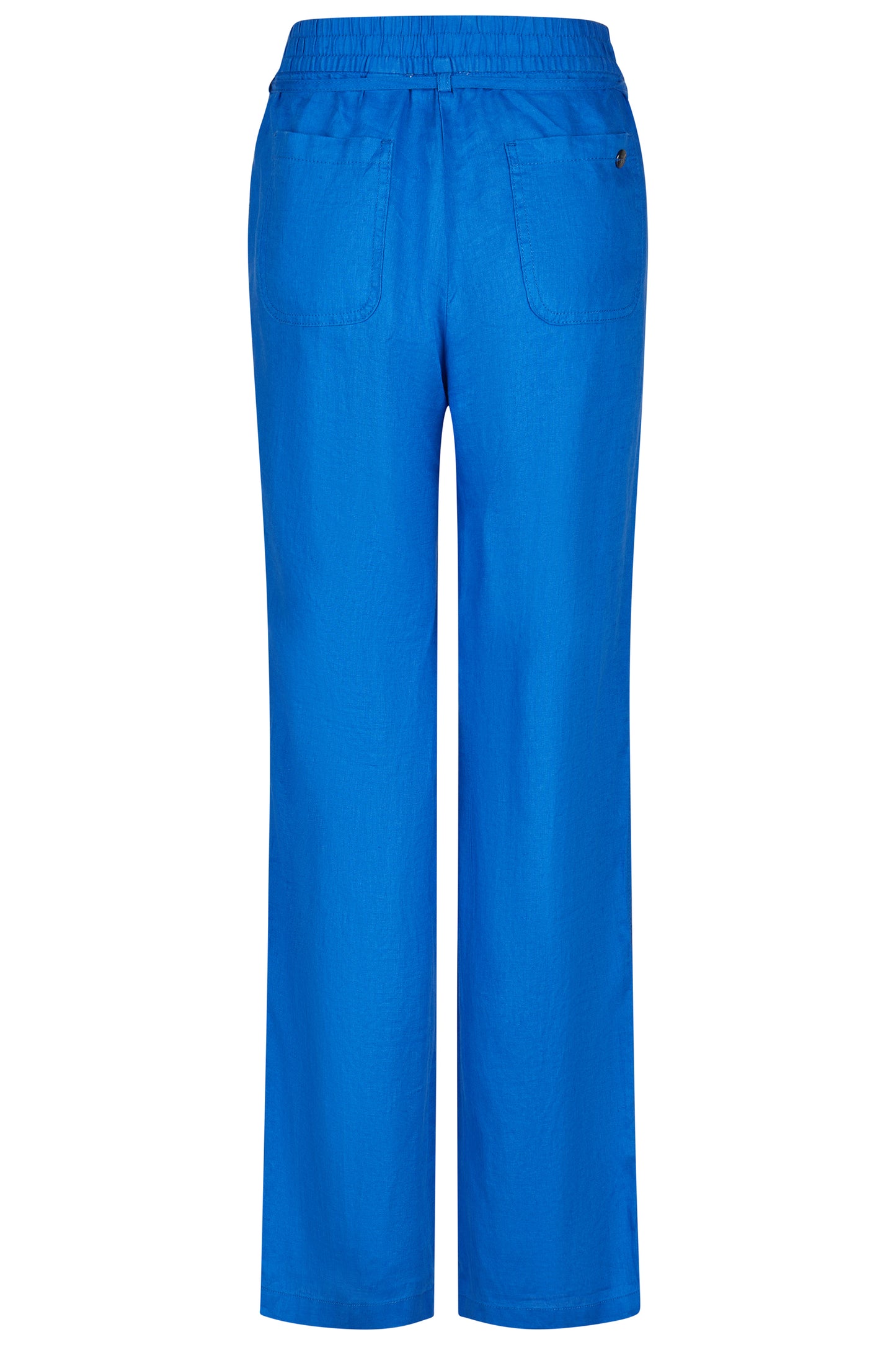 Barbara Lebek Linen Trousers Ocean Blue 57770062-771