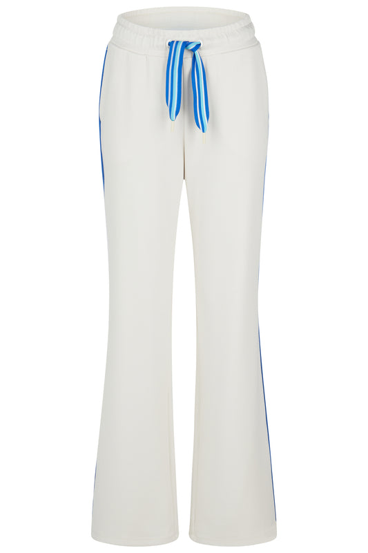 Barbara Lebek Side Stripe Trousers White Sand 57800062-227
