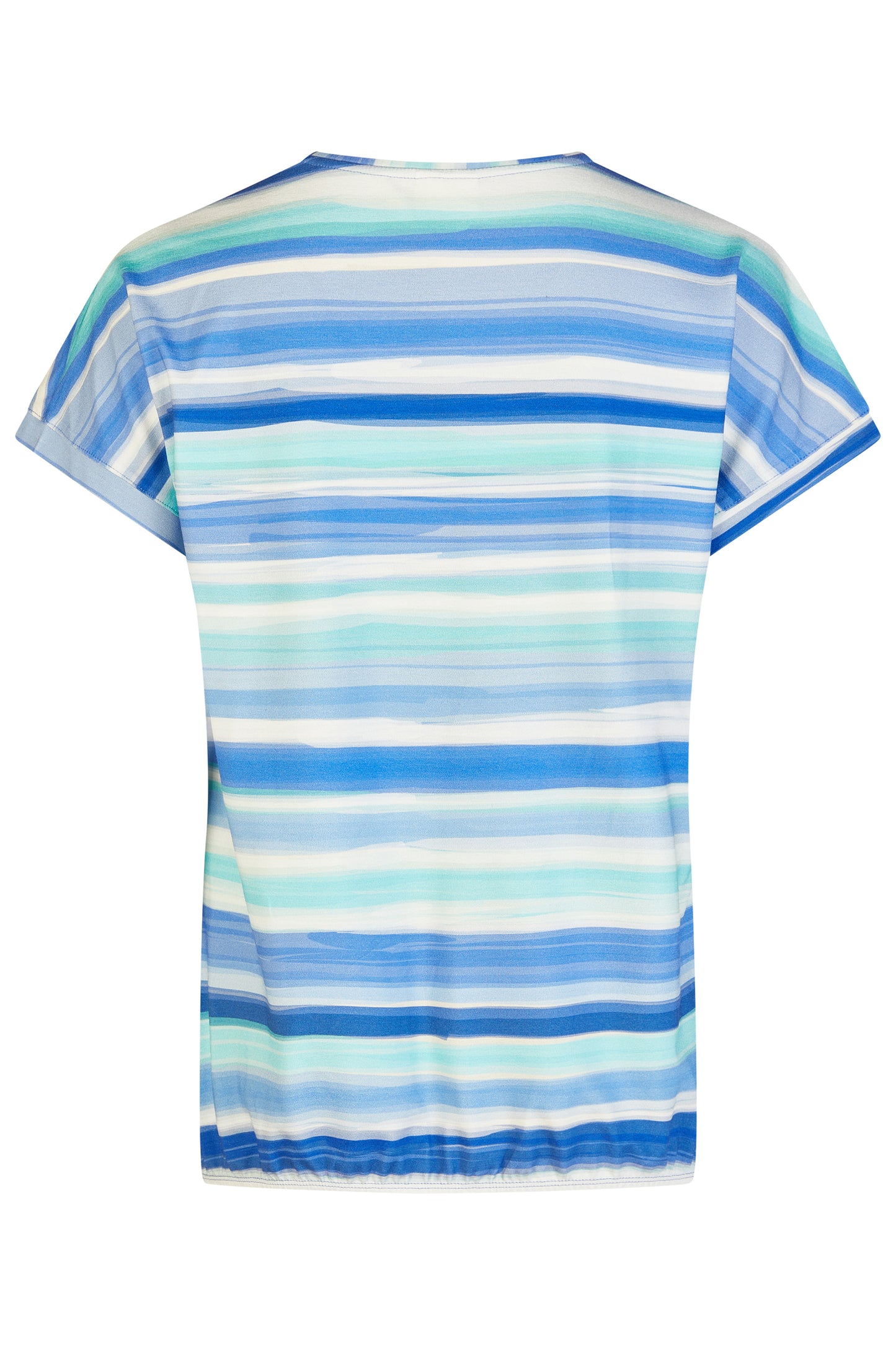 Barbara Lebek Striped Top Ocean Blue 62540062-771