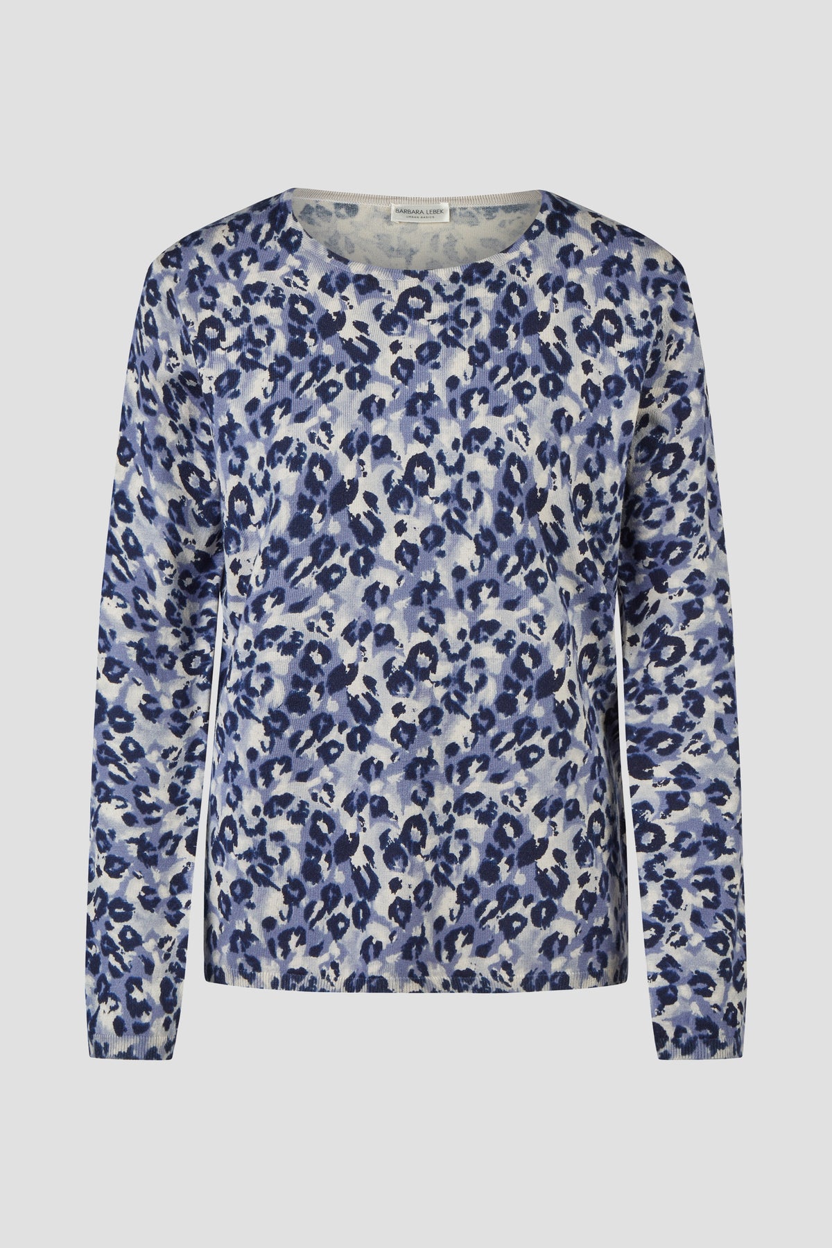 Barbara Lebek Animal Print Sweater Panna Cotta 25251062-906