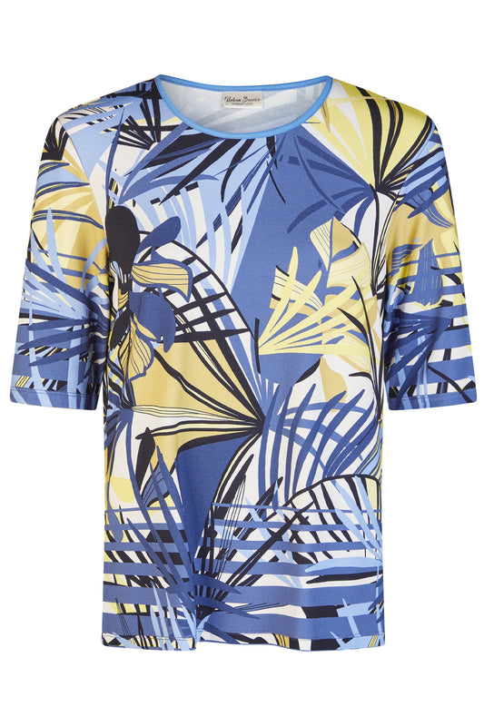 Barbara Lebek Floral Print Top Off White 61550062-120