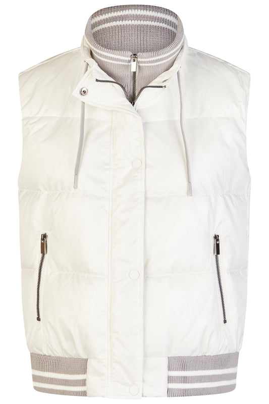Barbara Lebek Quilted Gilet Off-White 55000062-120