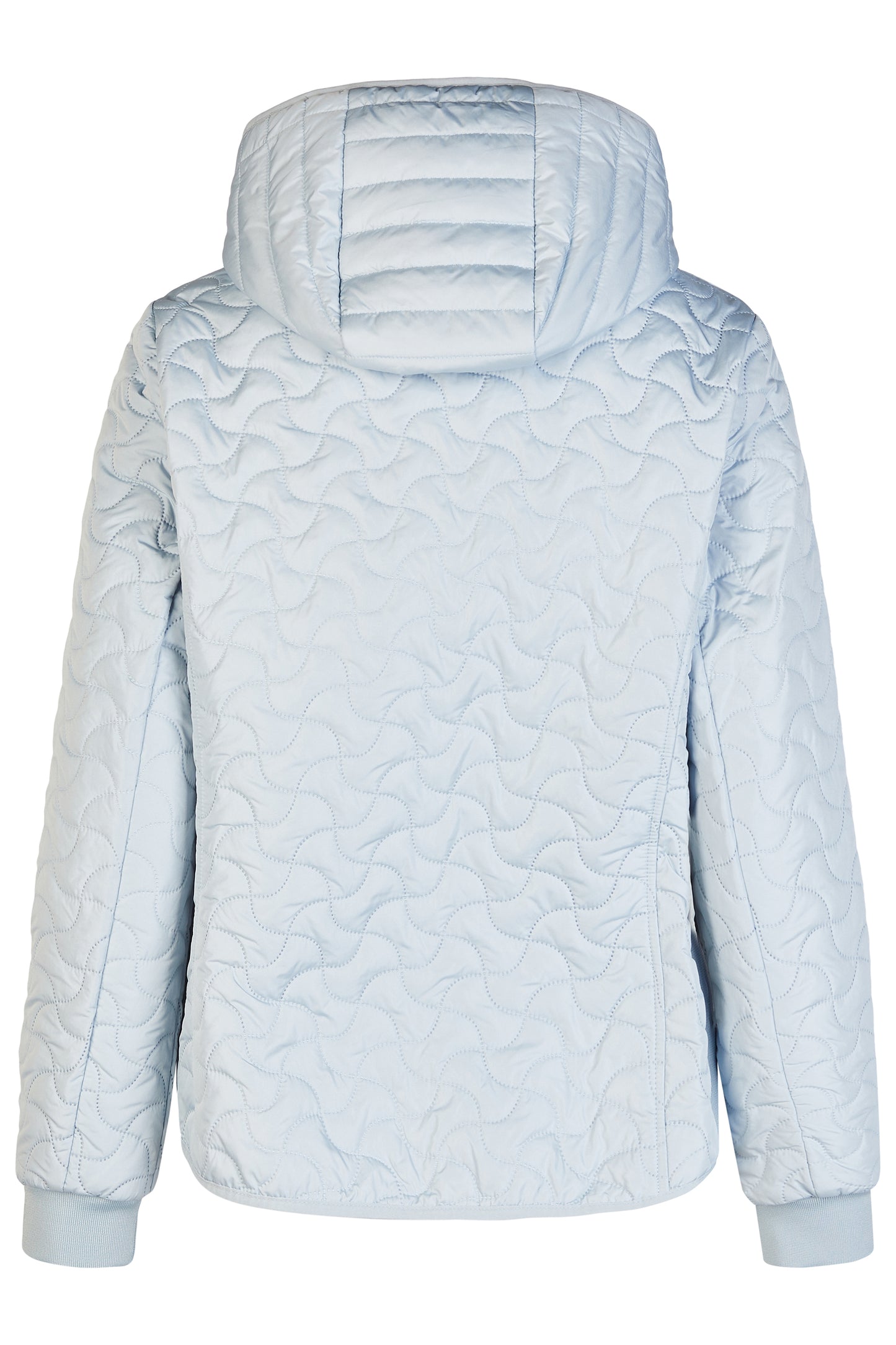 Barbara Lebek Quilted Jacket With Hood Sky Blue 50570062-727