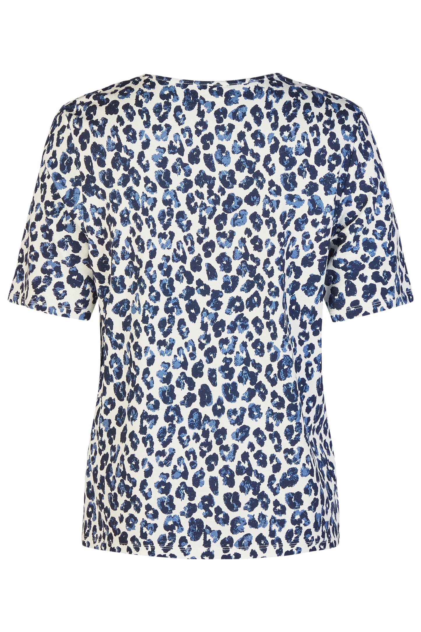 Barbara Lebek Animal Print Top Navy 61500062-870