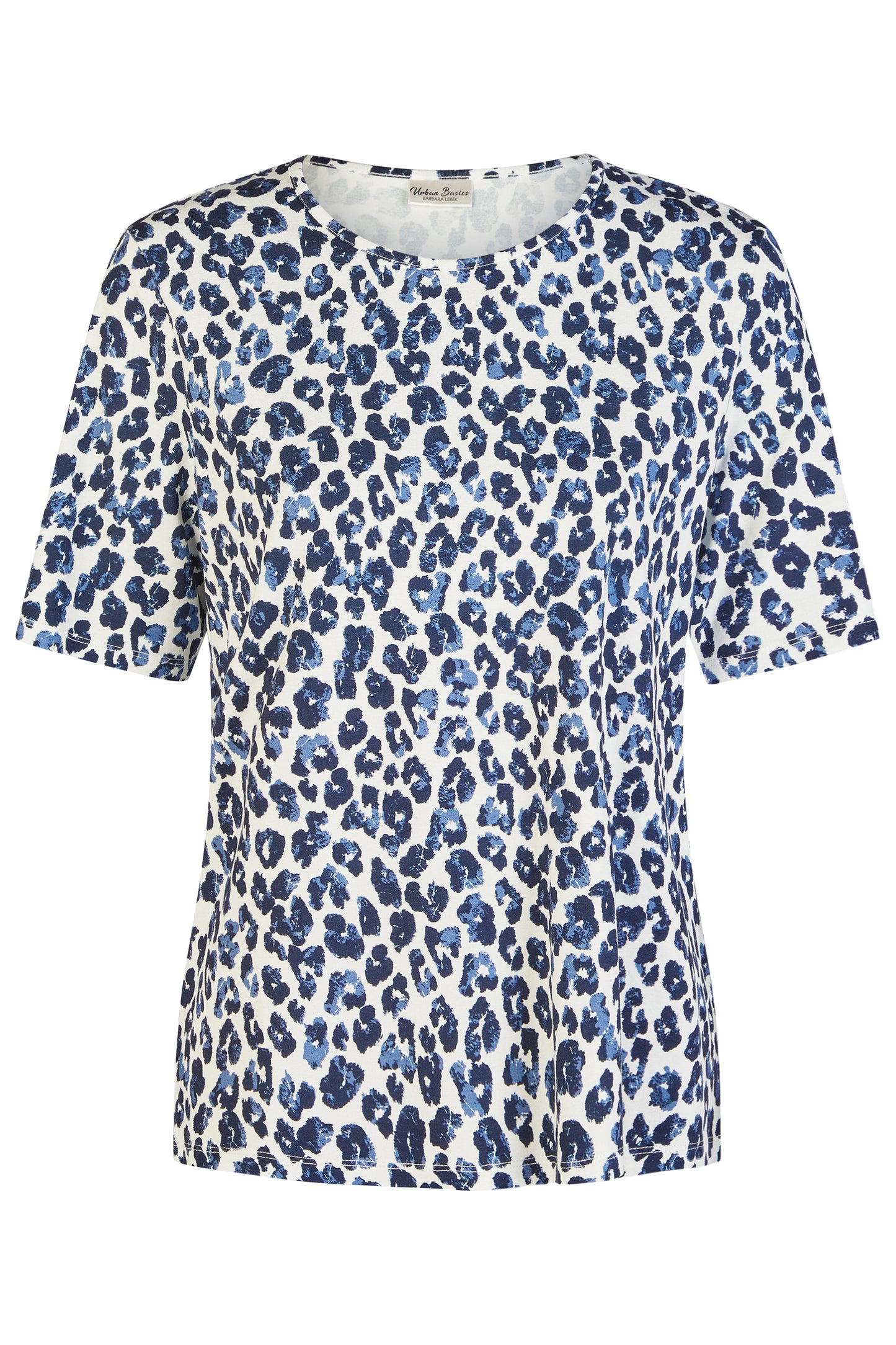 Barbara Lebek Animal Print Top Navy 61500062-870