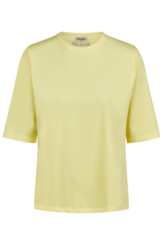 Barbara Lebek Pima Cotton Top Sunny Yellow 56580062-141