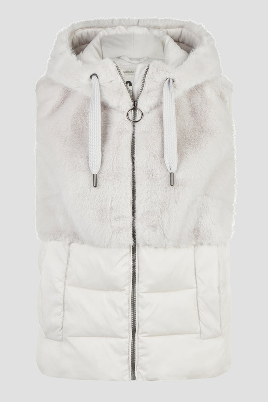 Barbara Lebek Gilet Bleached Stone 15007062-901