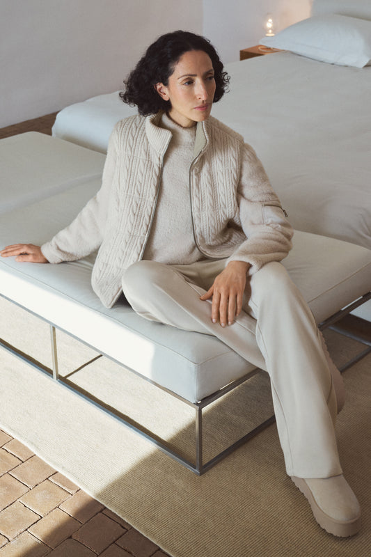 Barbara Lebek Reversible Gilet Panna Cotta 15822062-906